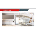 Фасад LuxeForm Acryl GL-001U Ультра белый, глянец, толщина 18,4мм, основа МДФ, обратная сторона-высокопрочное покрытие в цвет